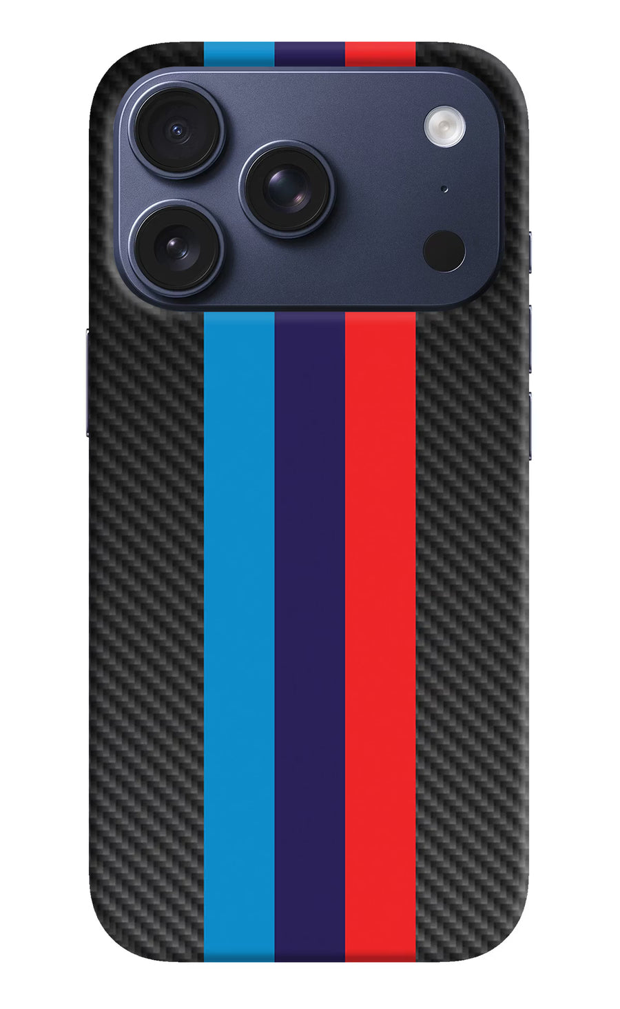 BMW Stripes Pattern iPhone 17 Pro Back Cover, Hard case