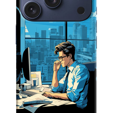 Focused Hustler (AI Generated) iPhone 17 Pro Hard Case Back Cover by Casekaro