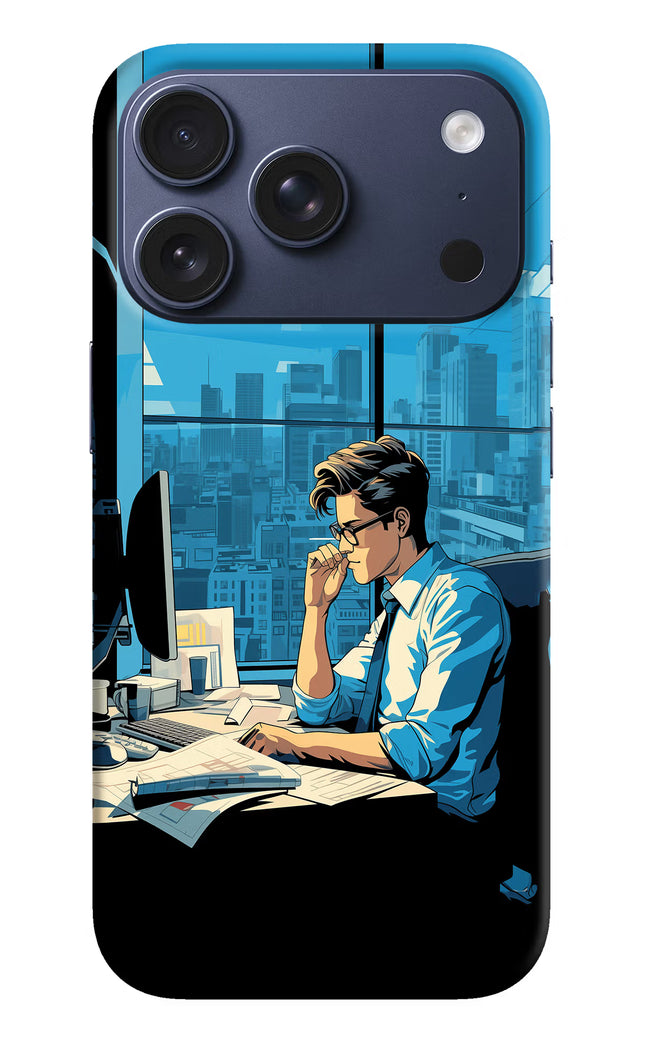 Focused Hustler (AI Generated) iPhone 17 Pro Hard Case Back Cover by Casekaro