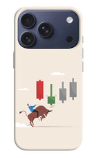 Bull Trading Momentum iPhone 17 Pro Hard Case Back Cover by Casekaro