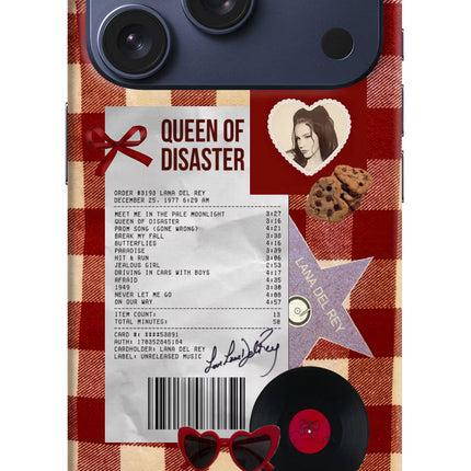 Queen of Disaster iPhone 17 Pro Hard Case Back Cover by Casekaro