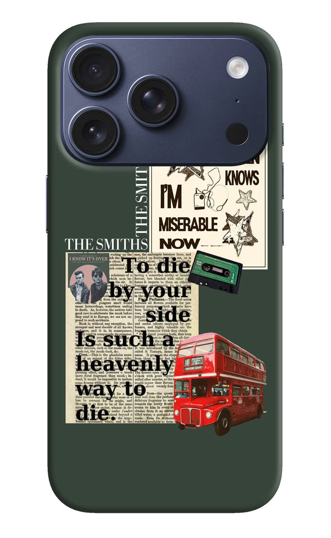 The Smiths iPhone 17 Pro Hard Case Back Cover by Casekaro