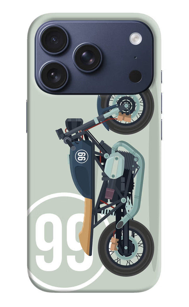 Classic Cafe Racer 99 iPhone 17 Pro Hard Case Back Cover by Casekaro