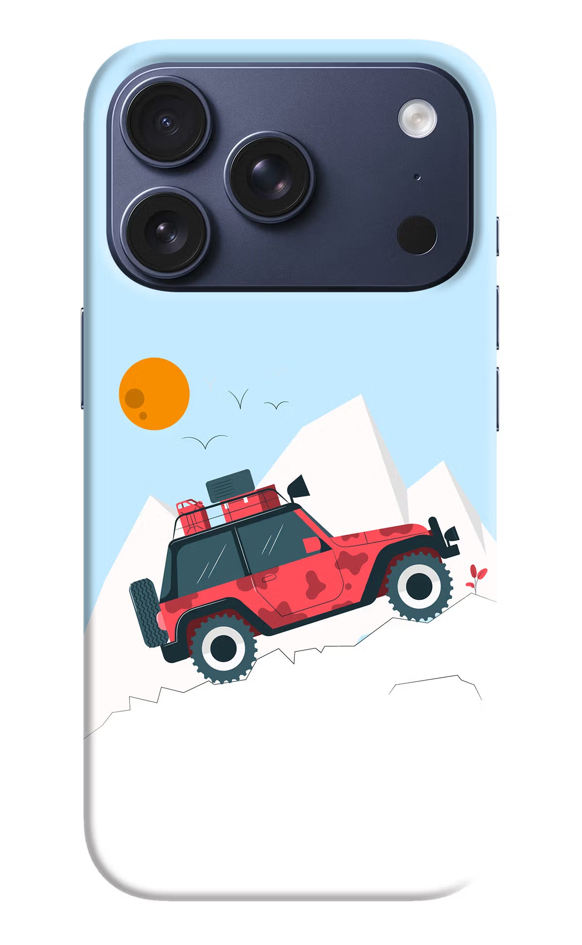 Mountain Trail Beast iPhone 17 Pro Hard Case Back Cover by Casekaro