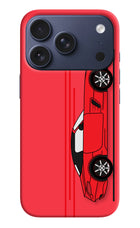 Red Velocity iPhone 17 Pro Hard Case Back Cover by Casekaro