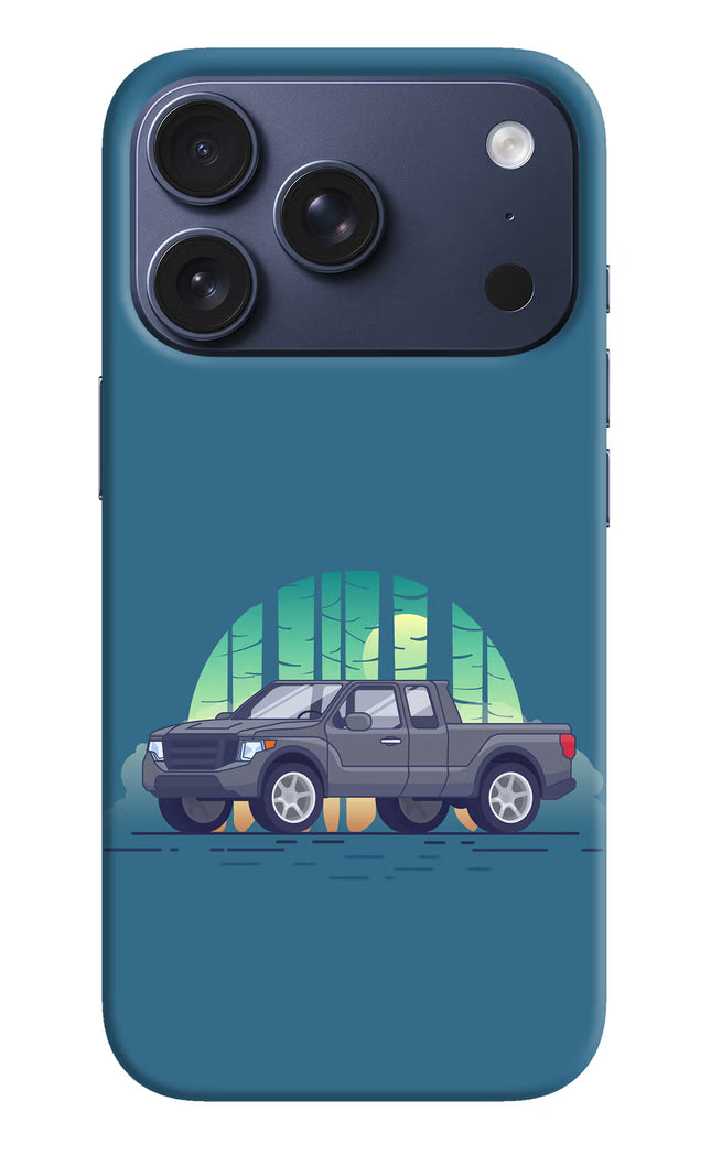 Retro Garage Vibe iPhone 17 Pro Hard Case Back Cover by Casekaro