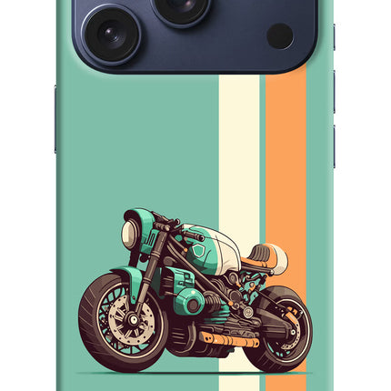 Striped Moto Drift iPhone 17 Pro Hard Case Back Cover by Casekaro