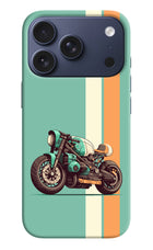 Striped Moto Drift iPhone 17 Pro Hard Case Back Cover by Casekaro