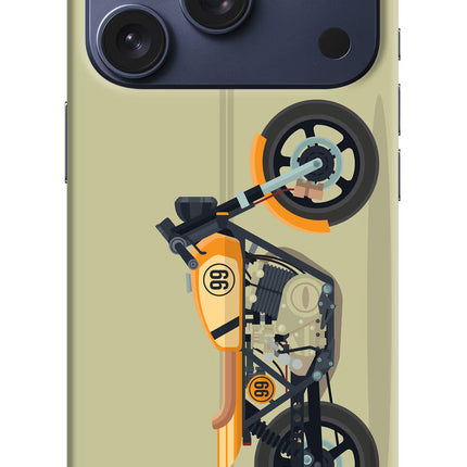 Vertical Speedster iPhone 17 Pro Hard Case Back Cover by Casekaro
