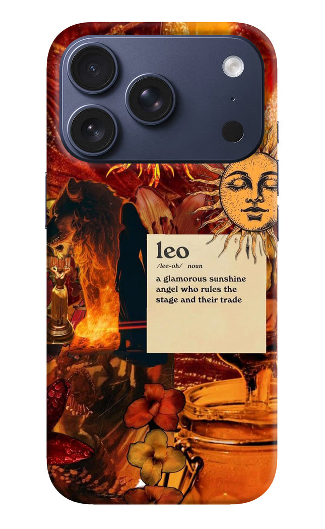 Leo Zodiac iPhone 17 Pro Hard Case Back Cover by Casekaro