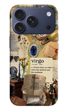 Virgo Zodiac iPhone 17 Pro Hard Case Back Cover by Casekaro