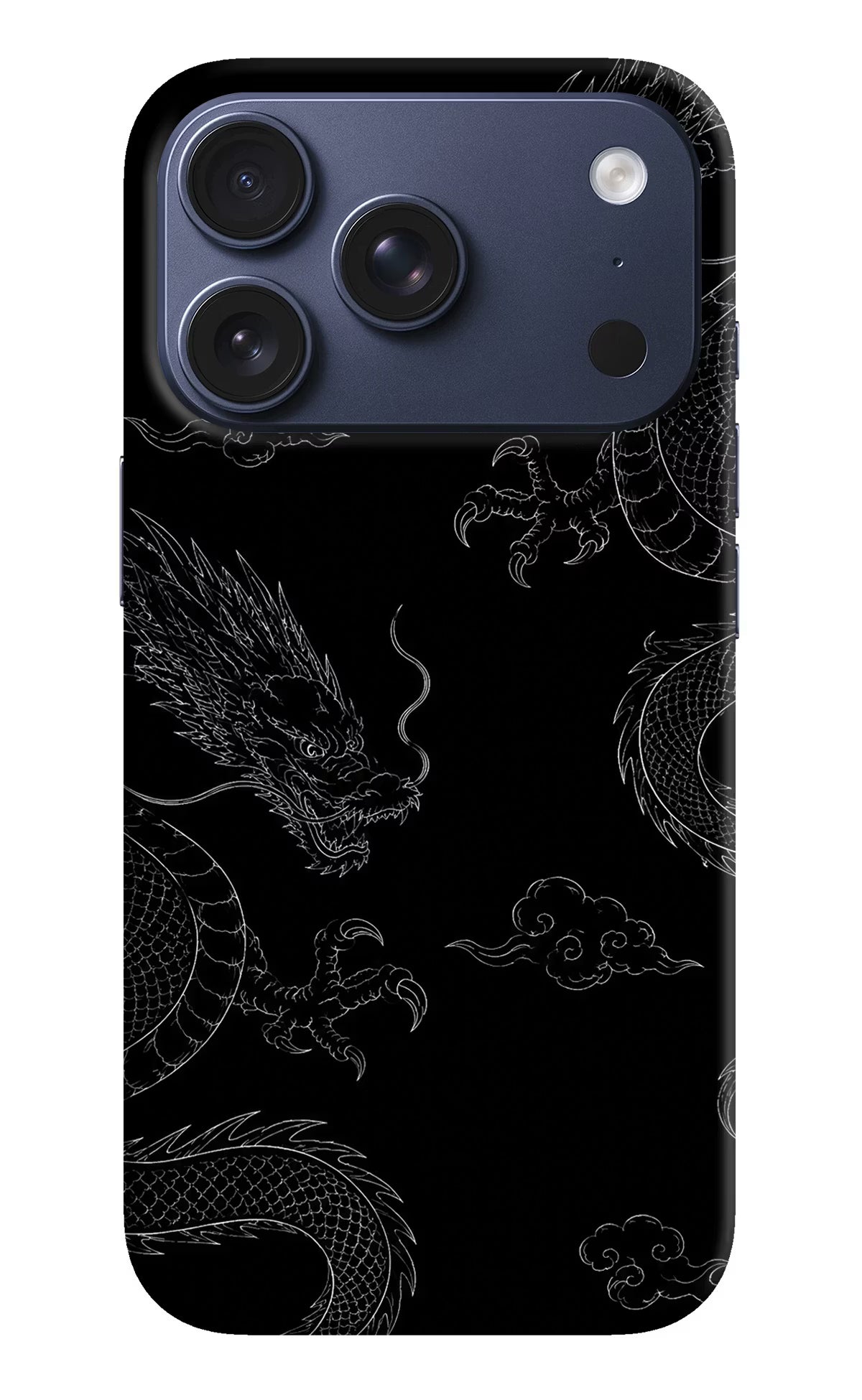Twin Dragons iPhone 17 Pro Hard Case Back Cover by Casekaro