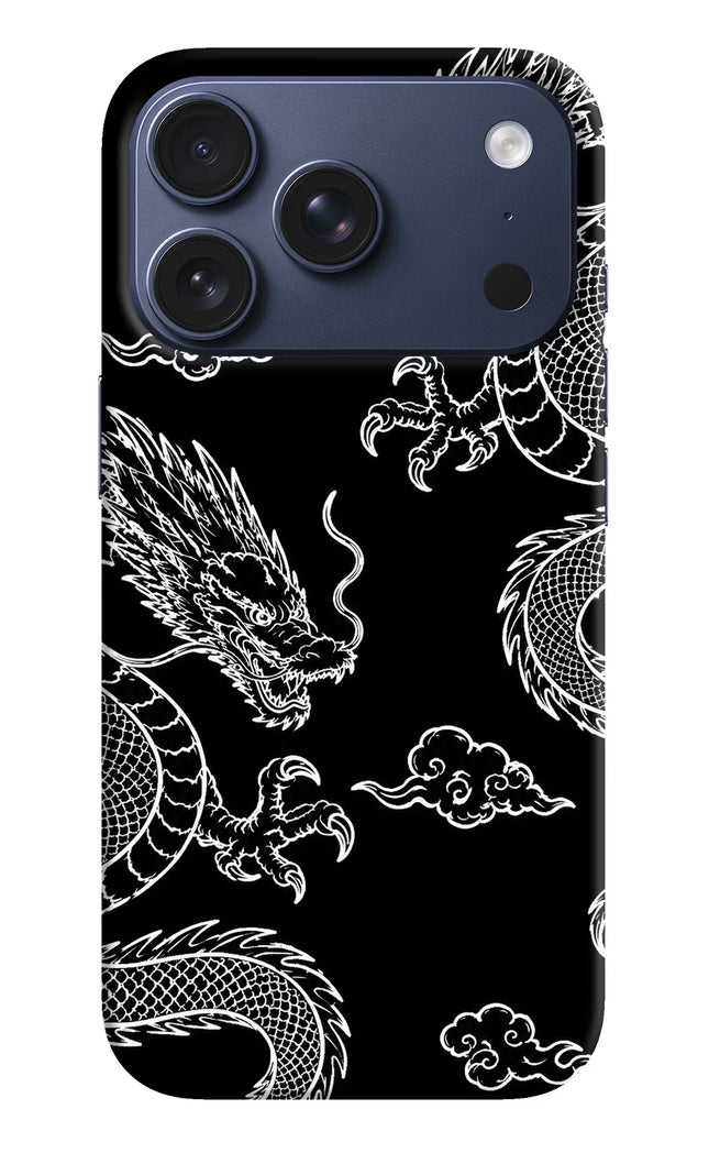 Twin Dragons iPhone 17 Pro Hard Case Back Cover by Casekaro