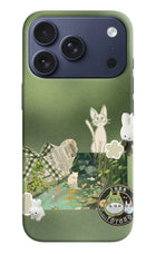 Aesthetic anime iPhone 17 Pro Hard Case Back Cover by Casekaro