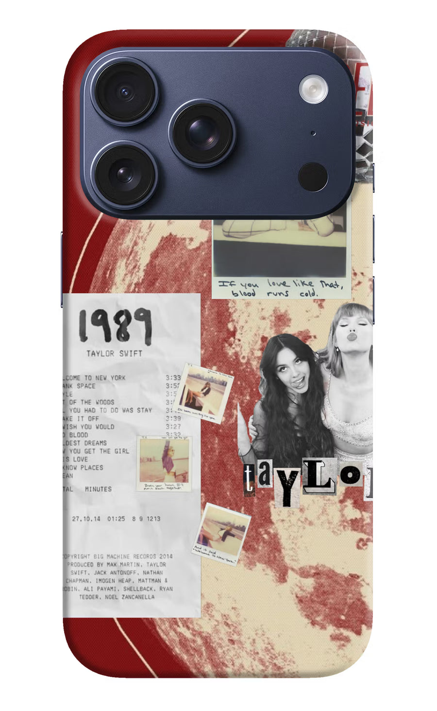 Taylor Swift iPhone 17 Pro Back Cover, Hard case