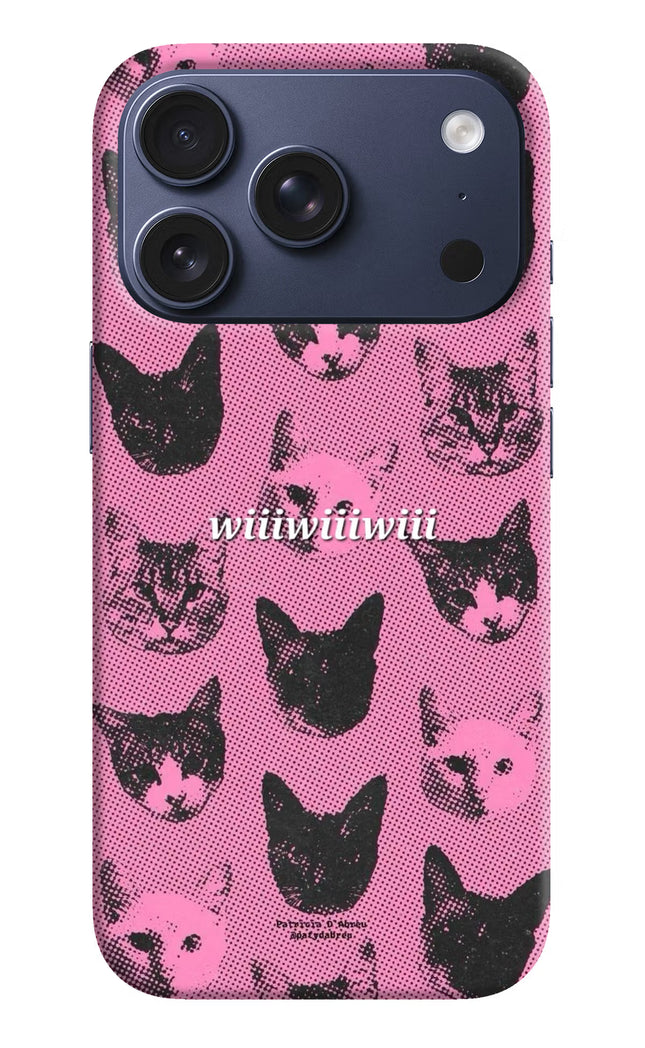 Pink Cats iPhone 17 Pro Hard Case Back Cover by Casekaro