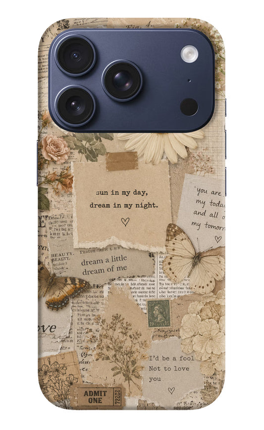 Vintage case iPhone 17 Pro Back Cover
