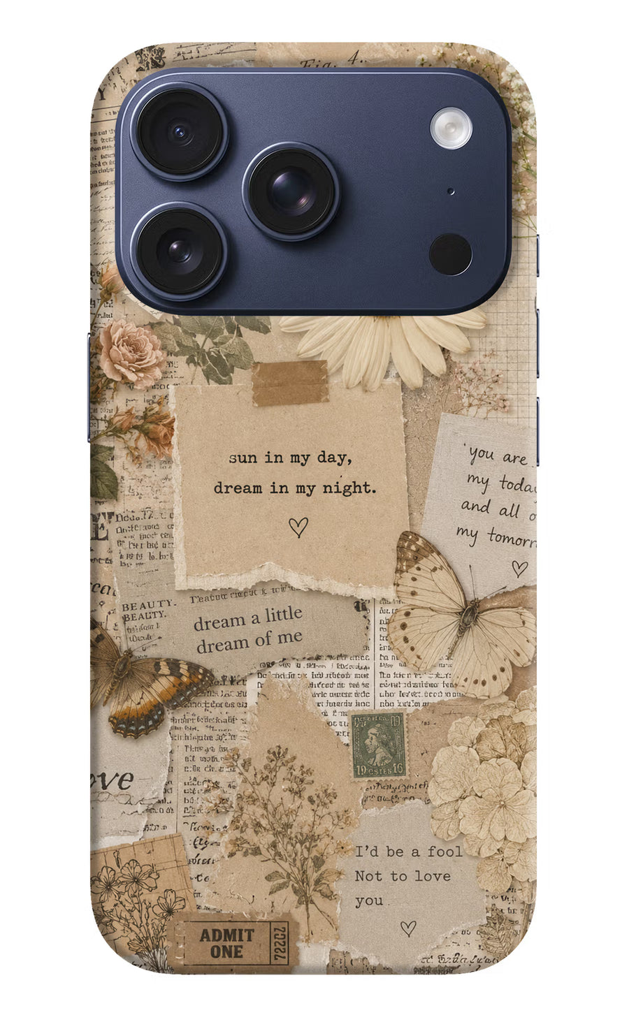 Vintage case iPhone 17 Pro Back Cover, Hard case