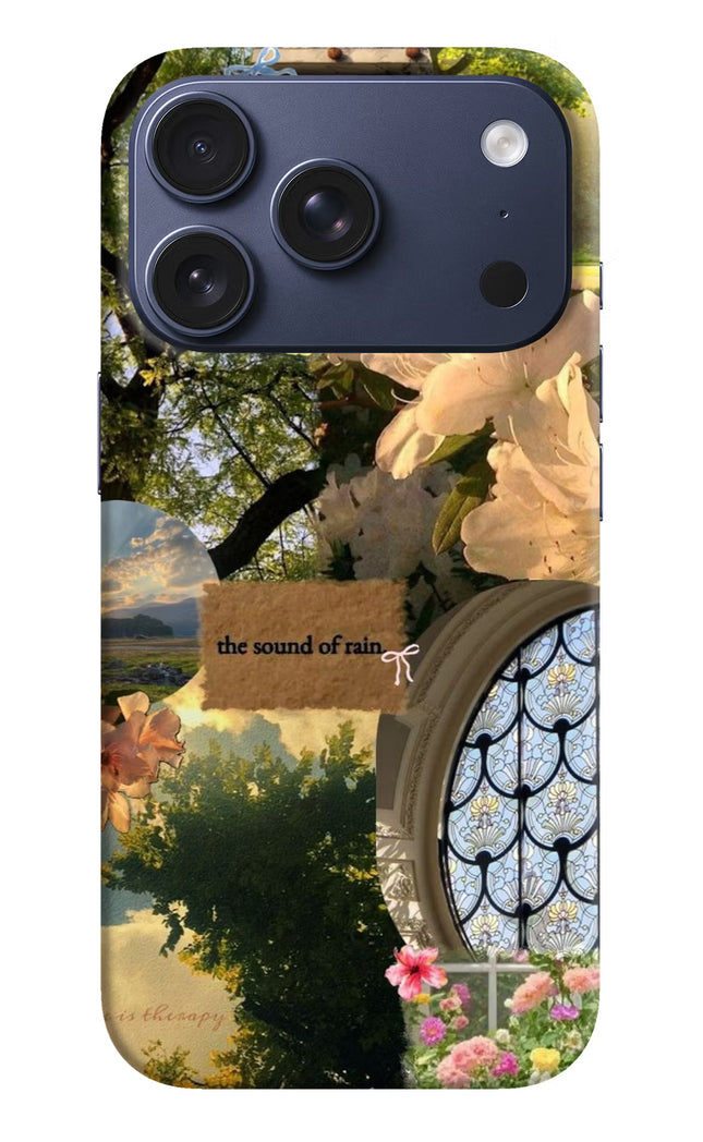 Rain iPhone 17 Pro Hard Case Back Cover by Casekaro