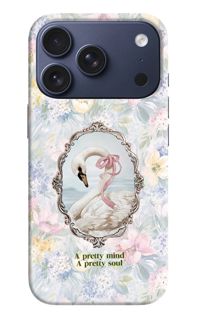 Pretty Mind Pretty Soul iPhone 17 Pro Hard Case Back Cover by Casekaro