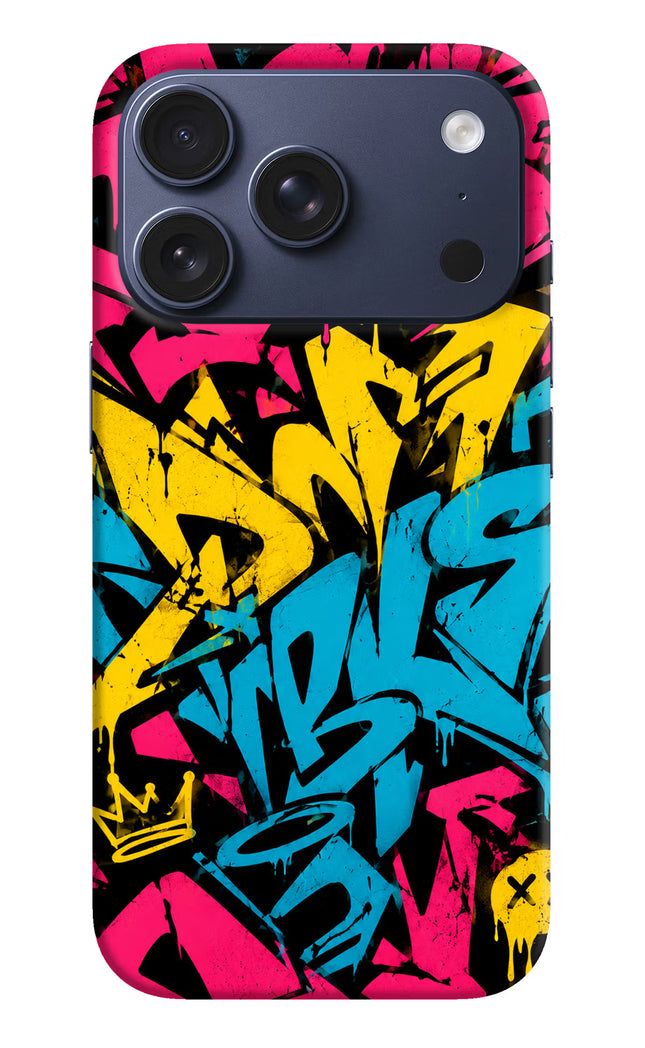 Graffiti Vibe iPhone 17 Pro Hard Case Back Cover by Casekaro