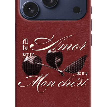 Velvet Cherry iPhone 17 Pro Hard Case Back Cover by Casekaro