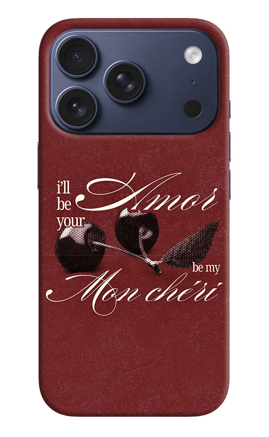 Velvet Cherry iPhone 17 Pro Hard Case Back Cover by Casekaro