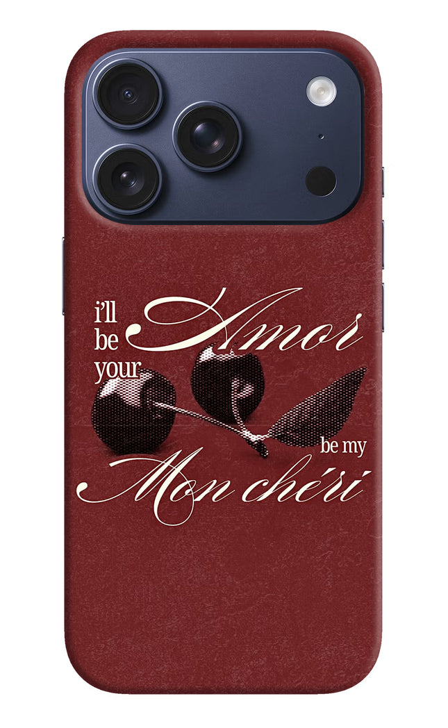 Velvet Cherry iPhone 17 Pro Hard Case Back Cover by Casekaro