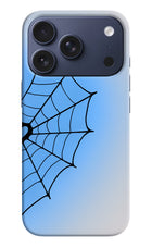 Blue Web iPhone 17 Pro Hard Case Back Cover by Casekaro