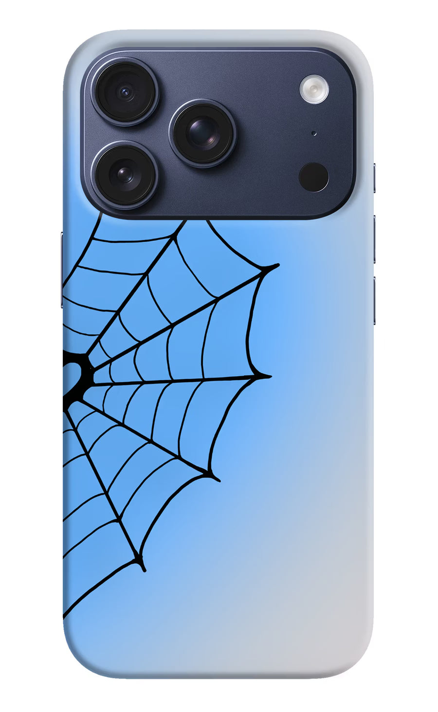Blue Web iPhone 17 Pro Back Cover, Hard case