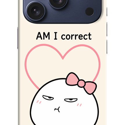 Always Right iPhone 17 Pro Hard Case Back Cover by Casekaro