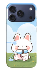 Bunny Treat iPhone 17 Pro Hard Case Back Cover by Casekaro