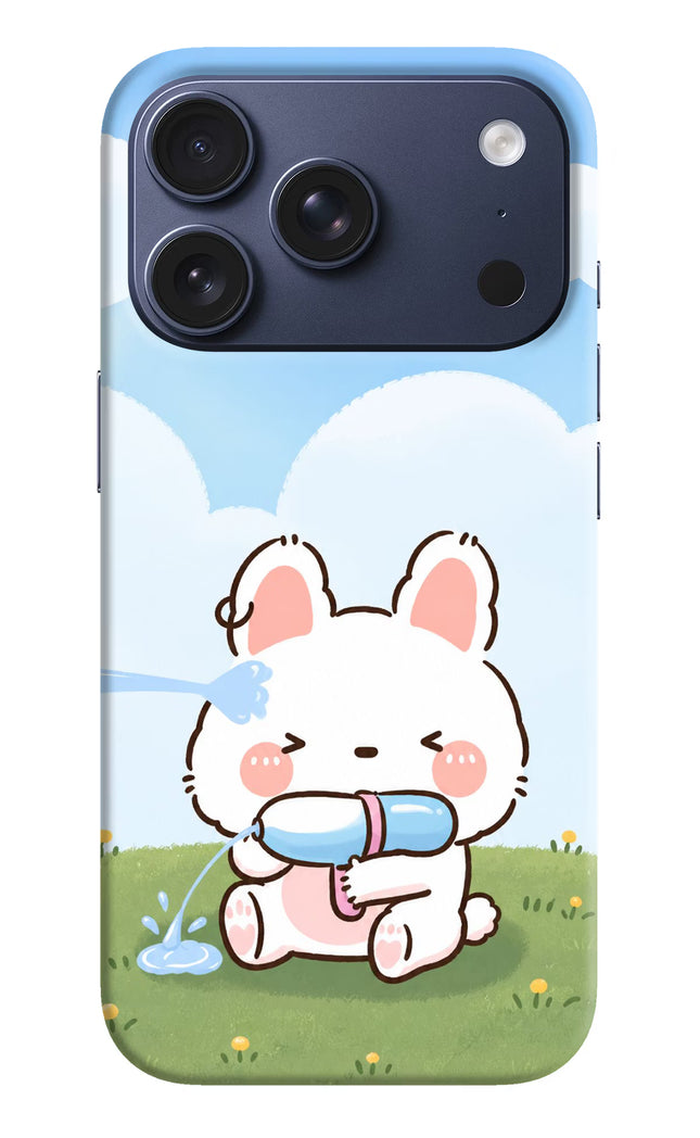 Bunny Treat iPhone 17 Pro Hard Case Back Cover by Casekaro