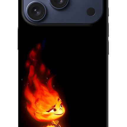 Ember Flame iPhone 17 Pro Hard Case Back Cover by Casekaro