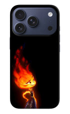 Ember Flame iPhone 17 Pro Hard Case Back Cover by Casekaro
