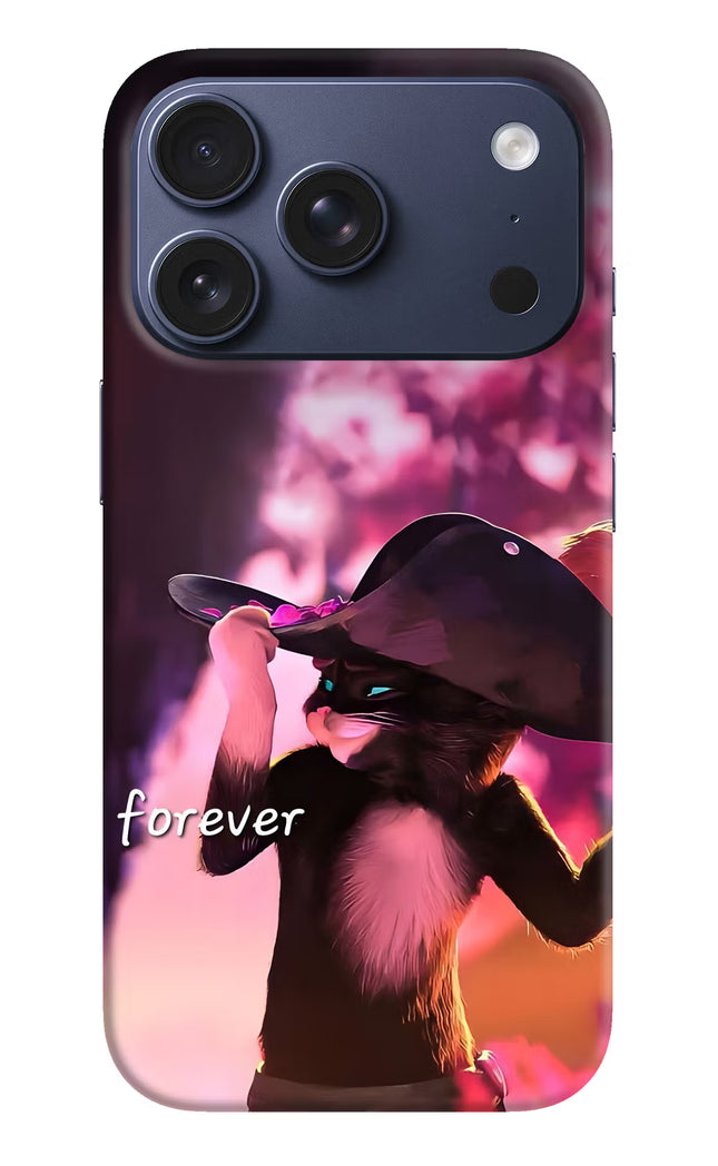 Forever Cat iPhone 17 Pro Hard Case Back Cover by Casekaro