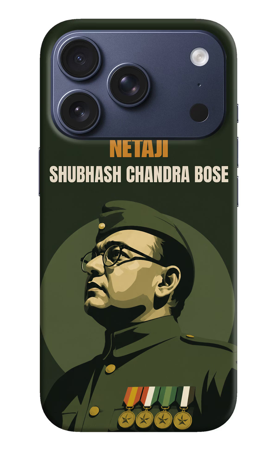 Netaji Legacy iPhone 17 Pro Back Cover, Hard case