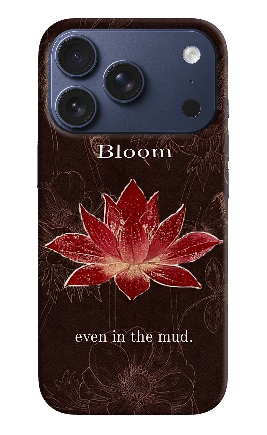 Bloom iPhone 17 Pro Back Cover, Hard case