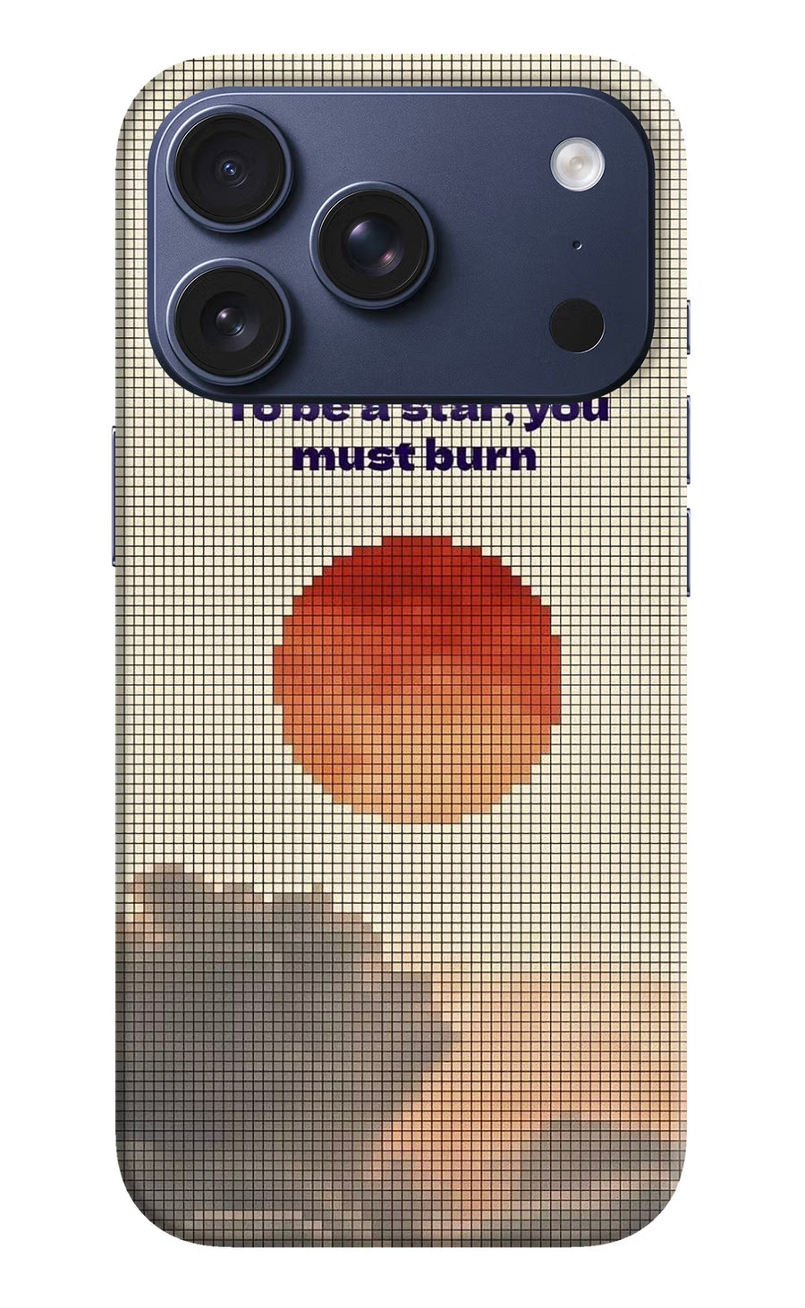 Pixel Sun iPhone 17 Pro Back Cover, Hard case