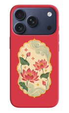 Pink Lotus iPhone 17 Pro Hard Case Back Cover by Casekaro