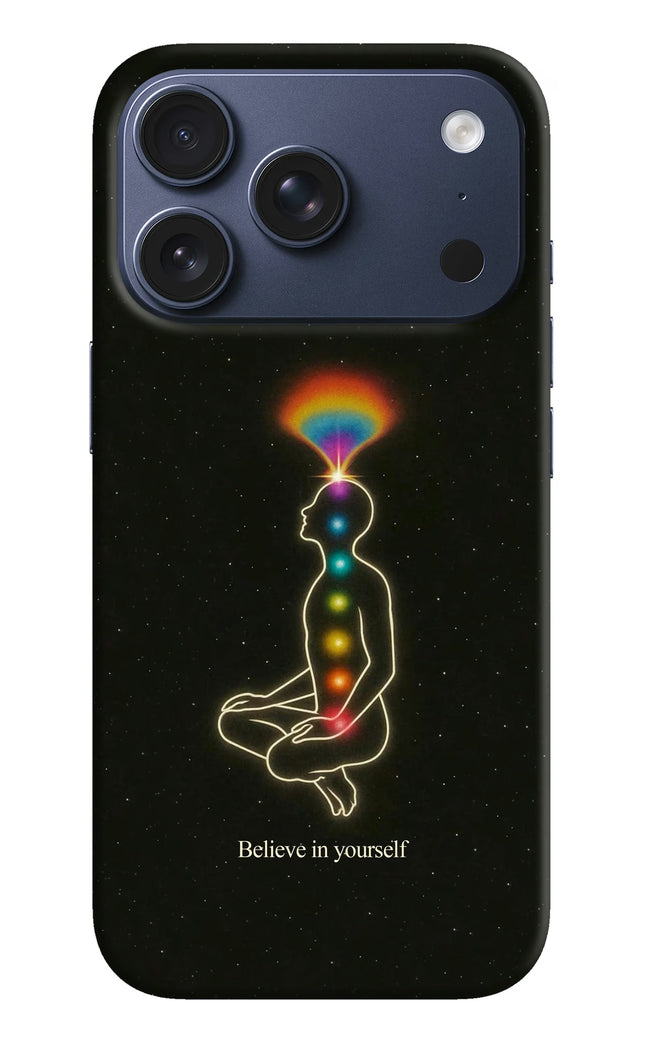 Believe in yourself iPhone 17 Pro Hard Case Back Cover by Casekaro