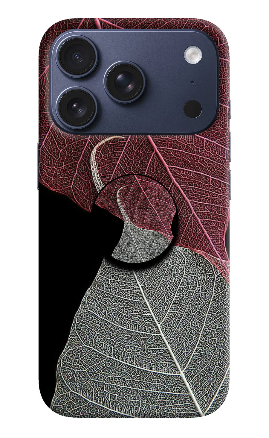 Leaf Pattern iPhone 17 Pro Pop Case, Hard case