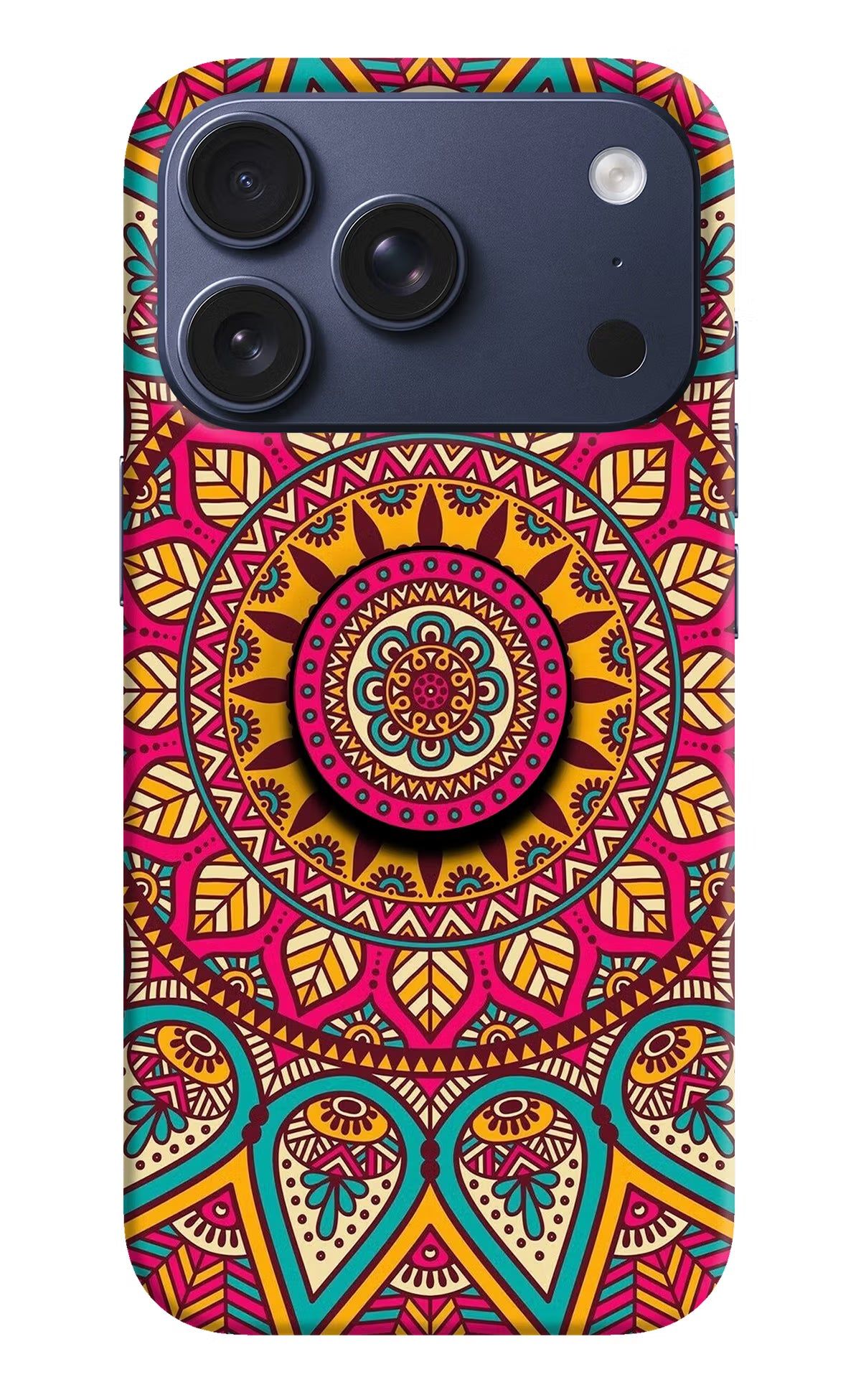 Mandala iPhone 17 Pro Pop Case by Casekaro