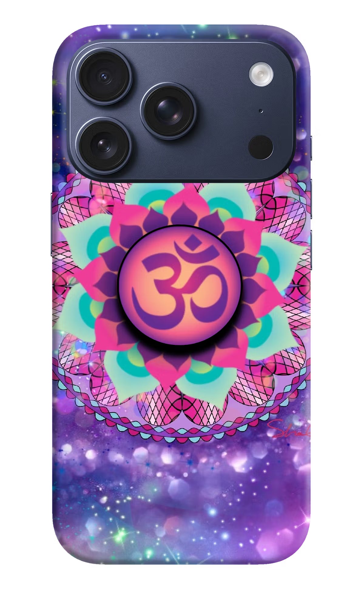 Om Purple iPhone 17 Pro Pop Case by Casekaro