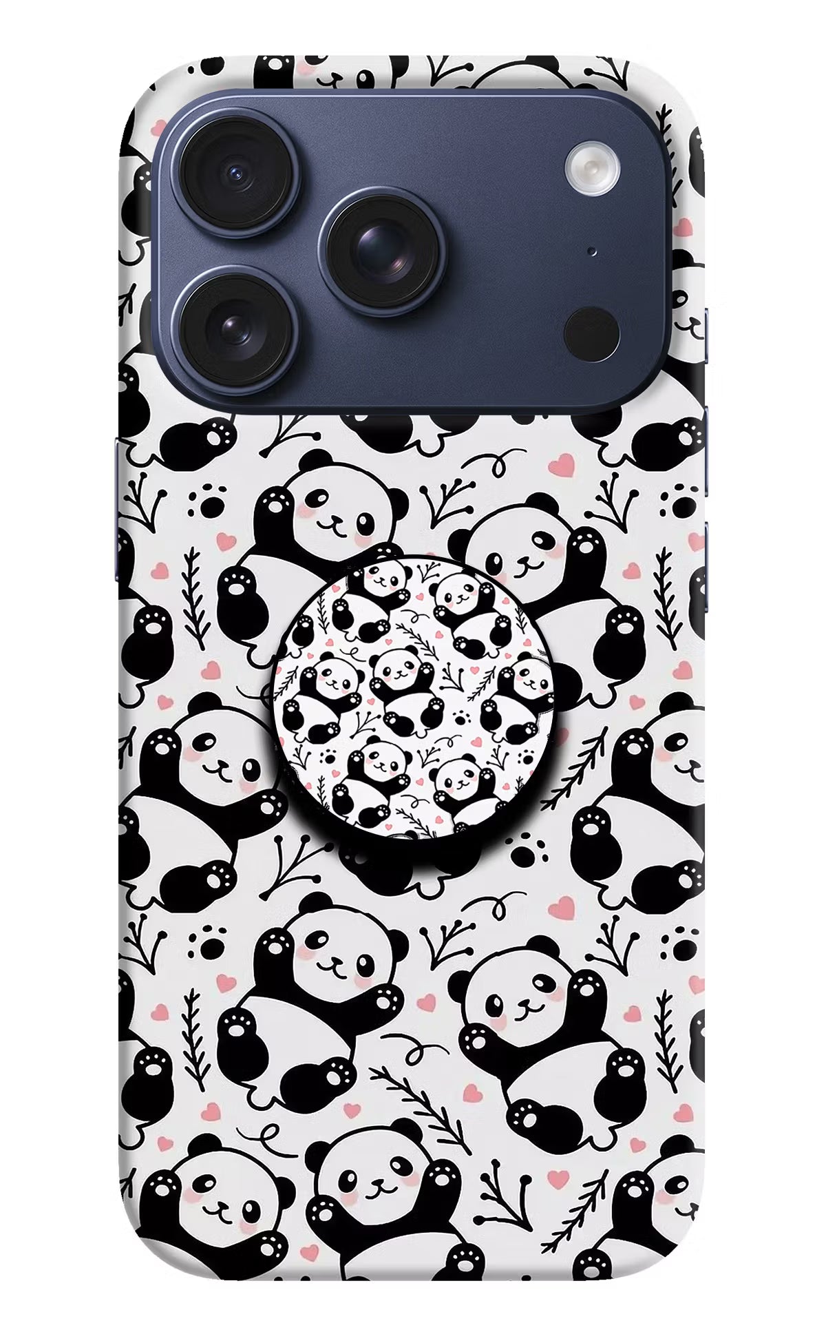 Cute Panda iPhone 17 Pro Pop Case by Casekaro