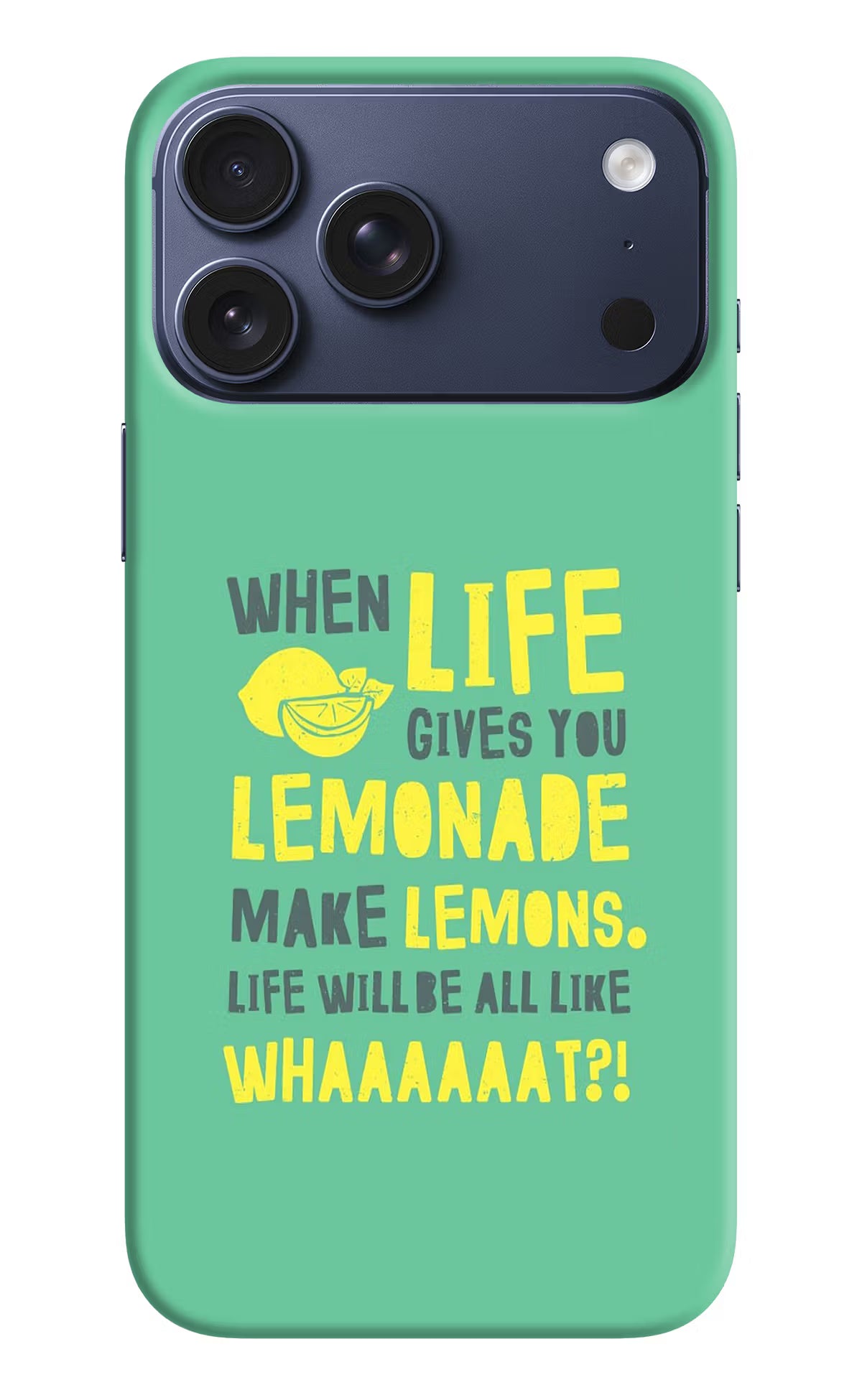 Quote iPhone 17 Pro Max Hard Case Back Cover by Casekaro