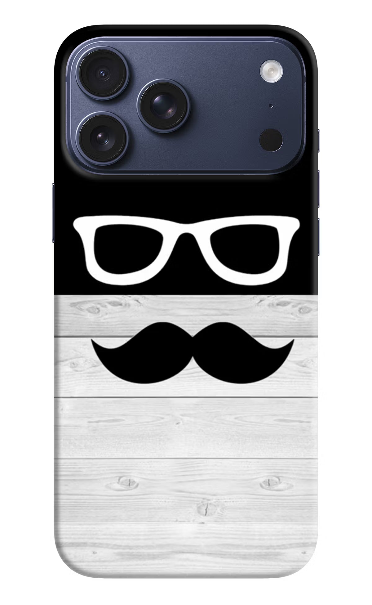 Mustache iPhone 17 Pro Max Hard Case Back Cover by Casekaro