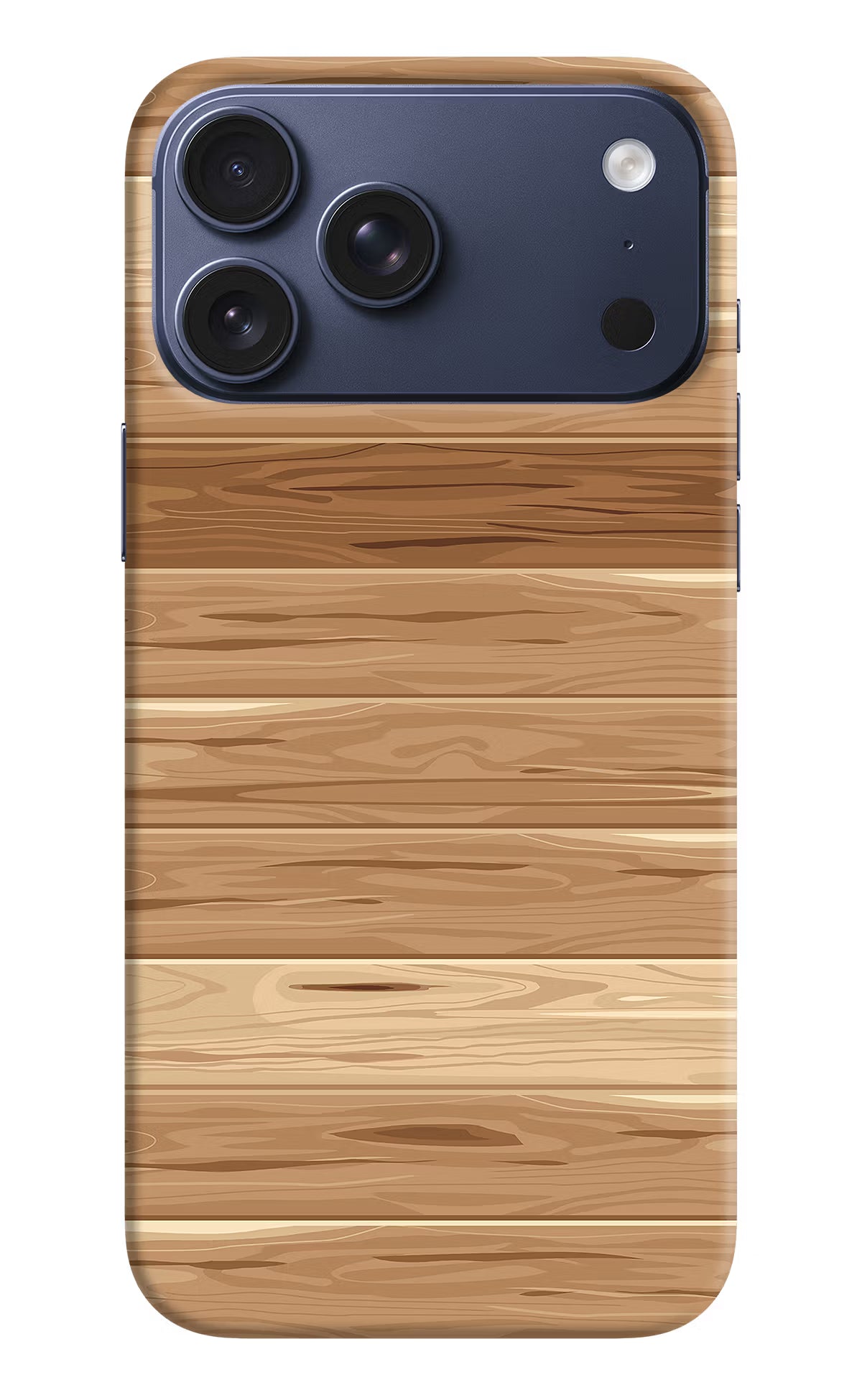 Wooden Vector iPhone 17 Pro Max Hard Case Back Cover by Casekaro