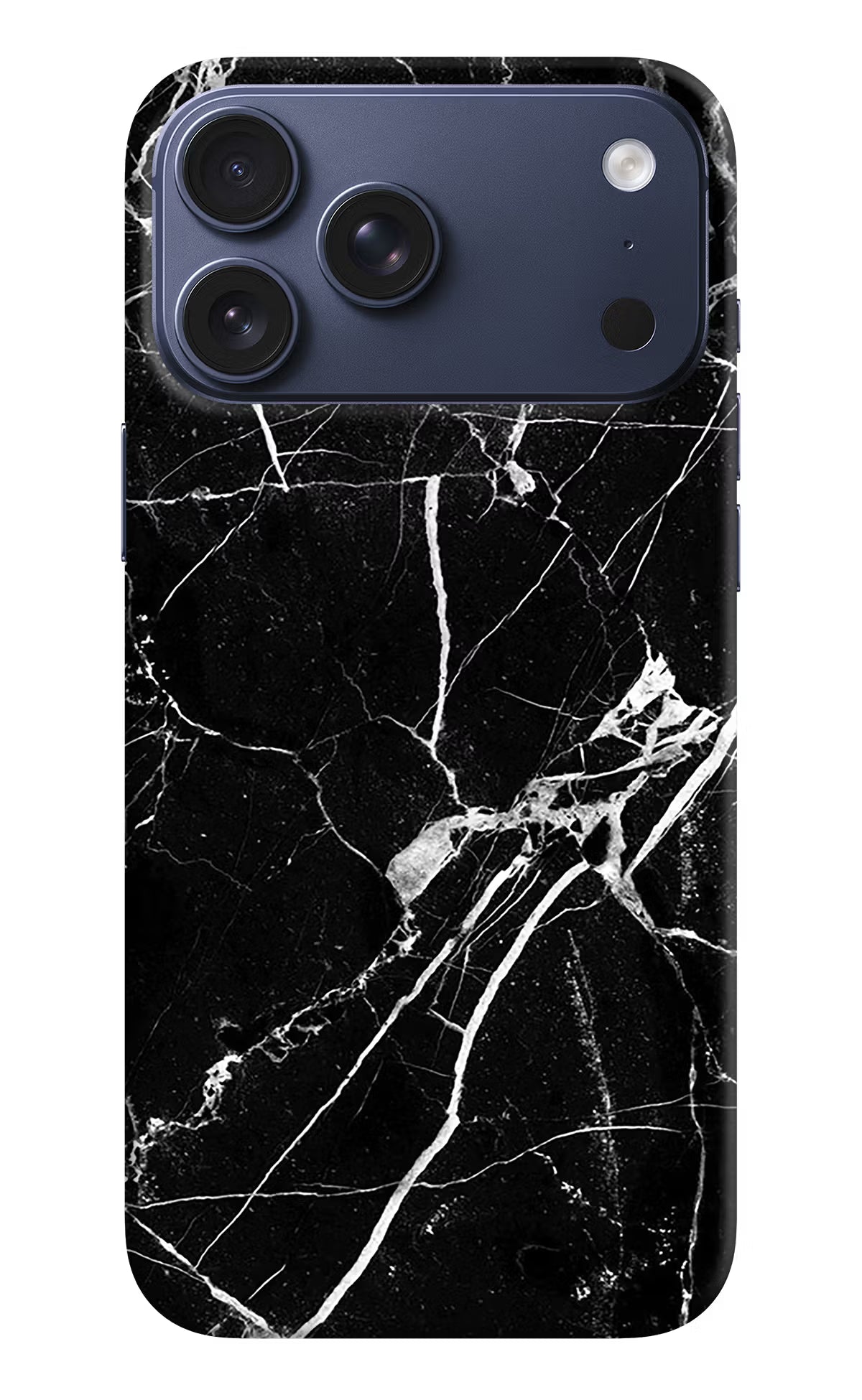 Black Marble Pattern iPhone 17 Pro Max Hard Case Back Cover by Casekaro