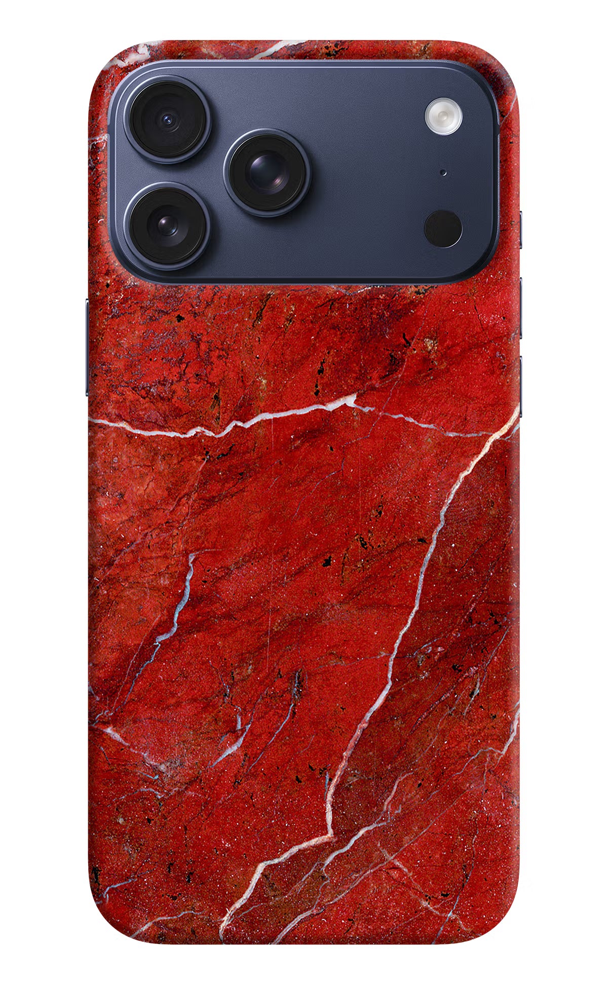 Red Marble Design iPhone 17 Pro Max Hard Case Back Cover by Casekaro